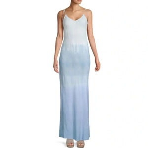 DANNIJO Tie-Dye Maxi Slip Dress